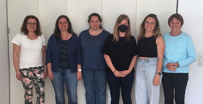 Abschlussfoto - Aufbaukurs Juni 2022 Alt text