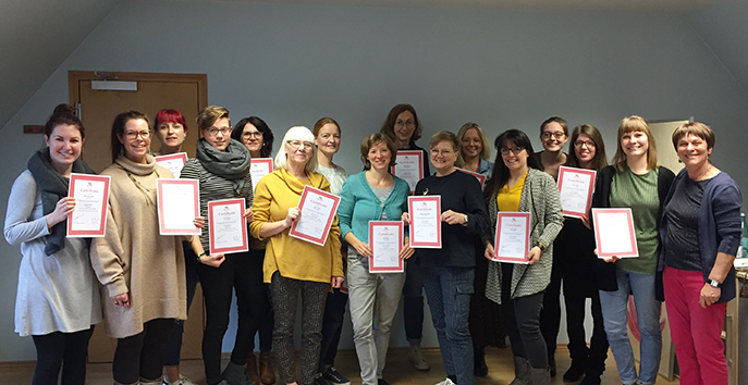 Abschlussfoto - Basiskurs Februar 2020 Alt text