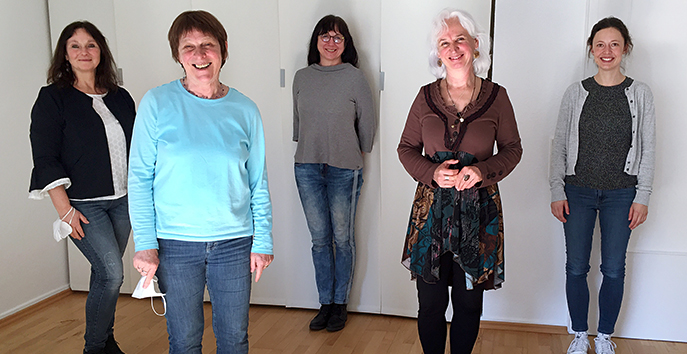 Abschlussfoto - Aufbaukurs März 2021 Alt text